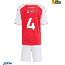 Arsenal Ben White #4 Hjemmedraktsett Barn 2025-26 Kortermet (+ Korte bukser)